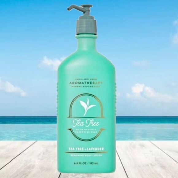 NWT Bath & Body Works Aromatherapy Tea Tree Lavender Body Lotion 6.5 fl oz New - Picture 1 of 1